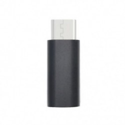 Metal-Fekete C-típusú 3,5 mm-es jack fülhallgató USB C fejhallgató audioadapter Új