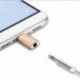 Metal-Fekete C-típusú 3,5 mm-es jack fülhallgató USB C fejhallgató audioadapter Új