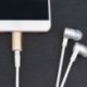 Metal-Fekete C-típusú 3,5 mm-es jack fülhallgató USB C fejhallgató audioadapter Új