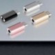 Metal-Fekete C-típusú 3,5 mm-es jack fülhallgató USB C fejhallgató audioadapter Új