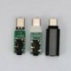 Metal-Fekete C-típusú 3,5 mm-es jack fülhallgató USB C fejhallgató audioadapter Új