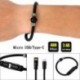 Mirco USB-hez Android Huawei C típusú Mirco USB adat töltő csuklópánt karkötő USB töltés
