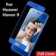 Kék Teljes fedett 9H HD edzett üveg képernyővédő fólia Huawei Honor 9-hez