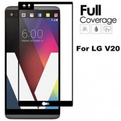 Új teljes képernyős lefedettség Scratch karcolt üveg képernyővédő fólia LG V20-hoz