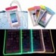 Lila Víz alatti világító tok Vízálló száraz táska tok iPhone okostelefonokhoz