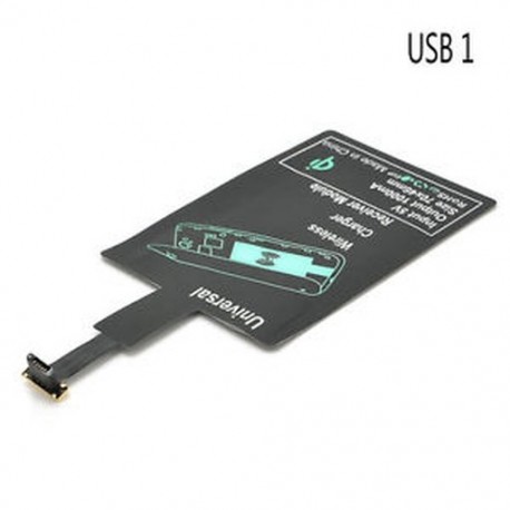 Micro USB 1 Univerzális QI vezeték nélküli töltő töltő vevő modul a mikro-USB mobiltelefonhoz