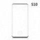 Samsung Galaxy S10 számára (Unlock ... 6D HD igazi edzett üveg képernyővédő fólia Samsung Galaxy S10 / S10E / S10