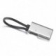 Ezüst 1db típusú C-típusú, 3,5 mm-es női hangadapter-átalakító kábel-C típusú AUX kábel