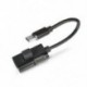 Arany 2in1 C típusú férfi 3,5 mm-es női audioadapter átalakító kábel C típusú AUX kábel