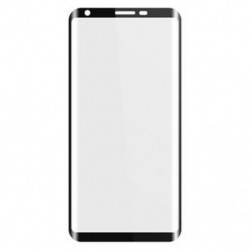 Fekete LG V30 Full Cover képernyővédő 3D-s hajlított 9H üvegtemperált film JP