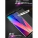 Fekete LG V30 Full Cover képernyővédő 3D-s hajlított 9H üvegtemperált film JP