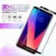Fekete LG V30 Full Cover képernyővédő 3D-s hajlított 9H üvegtemperált film JP