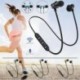 1 * Fekete fegyver Bluetooth fülhallgató kihangosító mágneses nyakpánt fejhallgató fülhallgató fülhallgató
