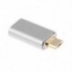 Ezüst Mágneses adapter Micro USB töltő kábel adat töltő Android Samsung ÚJ