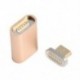 Ezüst Mágneses adapter Micro USB töltő kábel adat töltő Android Samsung ÚJ