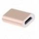 Ezüst Mágneses adapter Micro USB töltő kábel adat töltő Android Samsung ÚJ