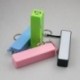 Rózsaszín Hordozható 2600mAh USB külső tápegység 18650 akkumulátor töltő mobiltelefonhoz