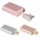 Rózsa arany ÚJ Mágneses adapter Micro USB töltő kábel adat töltő Android Samsunghoz