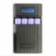 * 2 Black 4 Slot 5V 2A USB 4X 18650 Power Bank tok készlet töltő DIY doboz mobiltelefonhoz