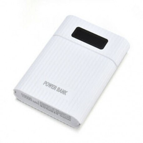 * 3 White 4 Slot 5V 2A USB 4X 18650 Power Bank tok készlet töltő DIY doboz mobiltelefonhoz