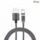 Piros (Android) Fonott mágneses villám   USB töltő Samsung Android és C típusú töltőkábelekhez