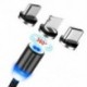 Arany (Android) Fonott mágneses villám   USB töltő Samsung Android és C típusú töltőkábelekhez