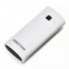 * 1 Fehér 2 slot Töltés Tápfeszültség Bank Shell Zseblámpa Töltődoboz Fit 18650 Akkumulátor USB kimenet 5V