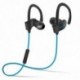 Fekete Vezeték nélküli Bluetooth Headset Sport sztereó fülhallgató fejhallgató Samsung iPhone készülékhez