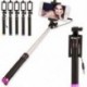 Kék Kézi vezetékes Selfie Stick meghosszabbítható monopod zárszerkezet okos telefonhoz
