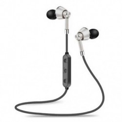 Ezüst Sweatproof fejhallgató Vezeték nélküli Bluetooth Sport fejhallgató sztereó fülhallgató mikrofonnal