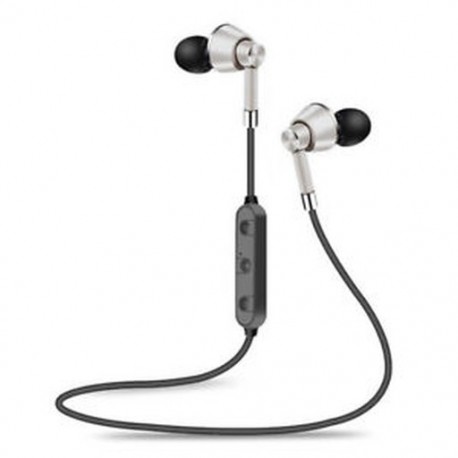 Ezüst Sweatproof fejhallgató Vezeték nélküli Bluetooth Sport fejhallgató sztereó fülhallgató mikrofonnal
