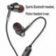 Ezüst Sweatproof fejhallgató Vezeték nélküli Bluetooth Sport fejhallgató sztereó fülhallgató mikrofonnal
