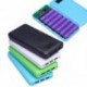 Kék 7X 18650 5V 2.1A 3 USB DIY mobil tápkábel tok készlet töltő doboz tok