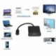 fehér Samsung S9 S8 Note 8 fekete USB-C típusú C-HDMI HDTV adapterkábel újonnan