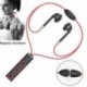 Fekete Bluetooth fülhallgató kihangosító mágneses nyakpánt fejhallgató sport sztereó fejhallgató