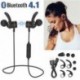 Mágneses vezeték nélküli Bluetooth fülhallgató fém sport fejhallgató sztereó basszus fejhallgató