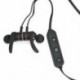 Mágneses vezeték nélküli Bluetooth fülhallgató fém sport fejhallgató sztereó basszus fejhallgató