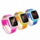 Rózsaszín 1db Anti-Lost Kids Biztonságos GPS Tracker SOS Call Smart Watch csukló Android IOS