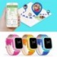 Rózsaszín 1 X Elveszett gyerekek Biztonságos GPS Tracker SOS Hívás Smart Watch csukló Android IOS