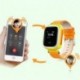 Rózsaszín 1 X Elveszett gyerekek Biztonságos GPS Tracker SOS Hívás Smart Watch csukló Android IOS