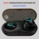Fekete Vezeték nélküli Bluetooth 5.0 fejhallgató Mini fejhallgató fülhallgató fülhallgató a Samsung számára