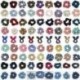 * 7 Vörös Női rugalmas haj kötél gyűrű nyakkendő Scrunchie lófarok tulajdonosa virág haj zenekar