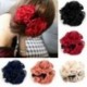 * 7 Vörös Női rugalmas haj kötél gyűrű nyakkendő Scrunchie lófarok tulajdonosa virág haj zenekar
