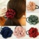 * 7 Vörös Női rugalmas haj kötél gyűrű nyakkendő Scrunchie lófarok tulajdonosa virág haj zenekar