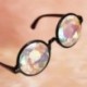 Fekete Kaleidoszkóp napszemüveg - Trendi unisex viselet