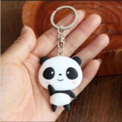 * 40 Panda Hordozható kreatív ötvözet fém kulcstartó autó kulcstartó Unisex kulcstartó kulcstartó