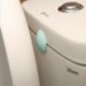 Rózsaszín 2PCS öntapadós gumi fali védőburkolat Pad DoorKnob fogantyú lökhárító zár