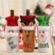 * 12 Santa nadrág karácsonyi Candy táskák Bor harisnya üveg ajándék táska Xmas dekoráció
