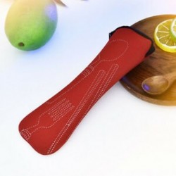 Piros Hordozható pálcika Spoon Fork evőeszköz táska vacsorához Utazás Kempingasztalok