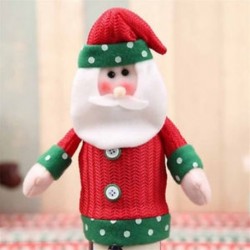 * 1 Mikulás Karácsonyi Santa Pants Candy táskák Bor harisnya üveg ajándék táska Xmas dekoráció